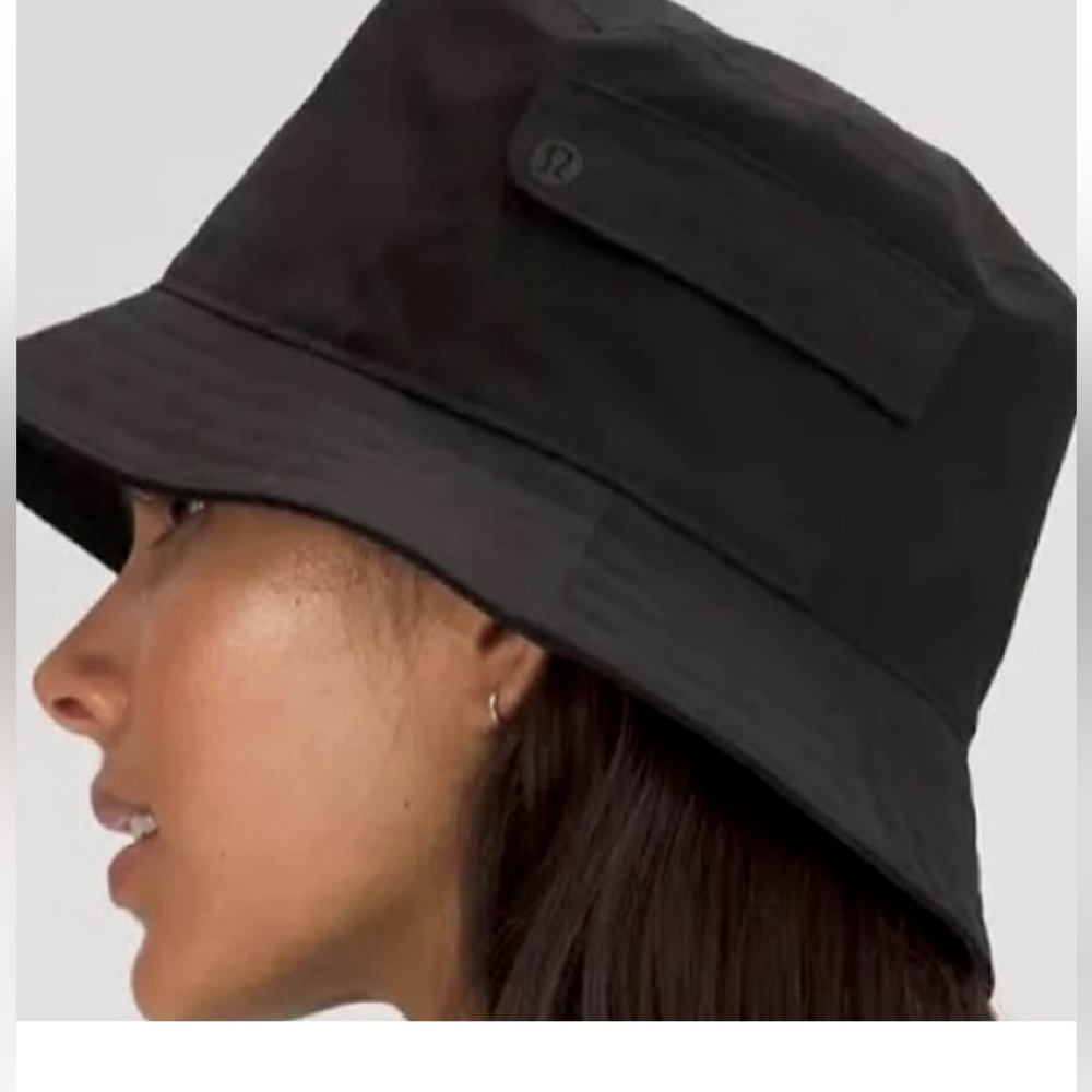 lululemon athletica Black Bucket Hat size S/M - Picture 2 of 7